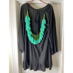 Sundress Indiana Mini Dress Low Back with Tassels Dress/Tunic/Cover Up Size M/L